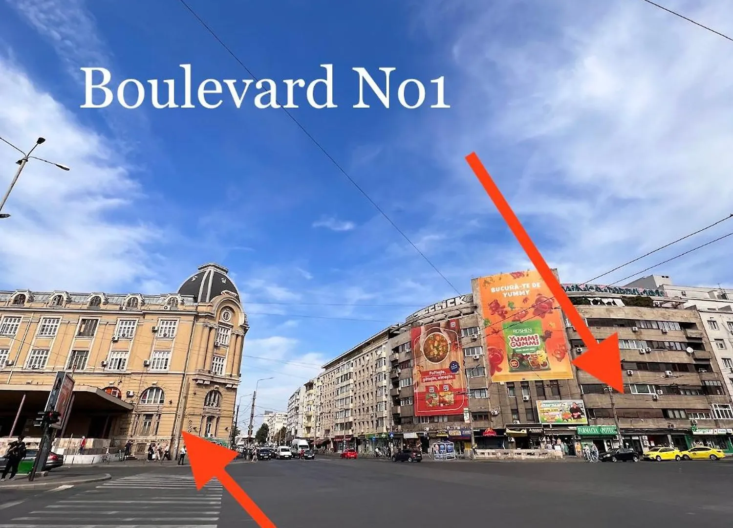 Boulevard No1 Gara De Nord Bukareszt Rumunia